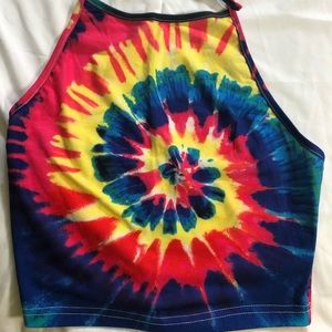 High neck crop top